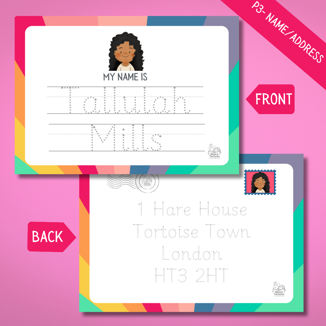 'Pick & Mix' Personalised Name Writing Mat