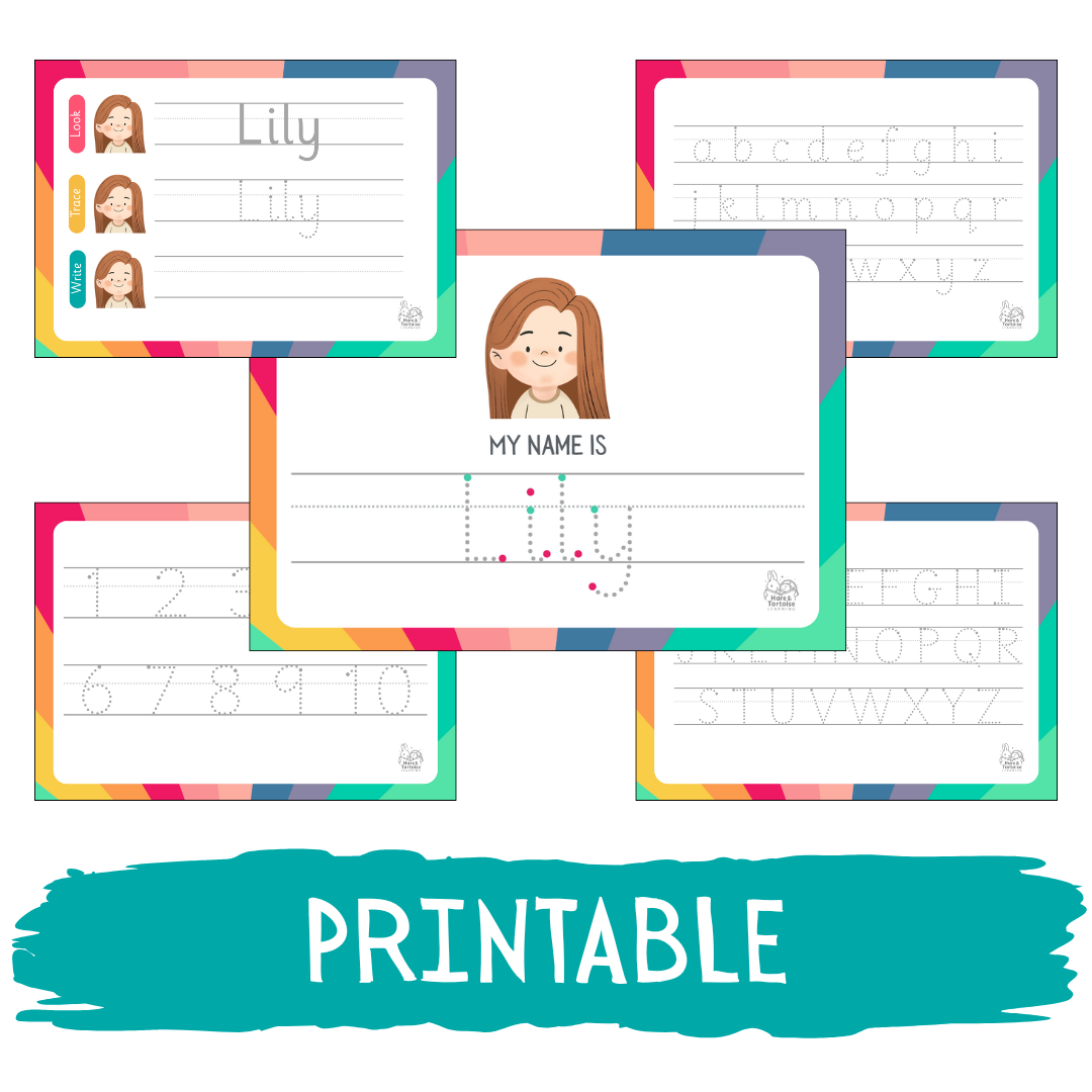 PRINTABLE Personalised Learn to Write Activity Pack