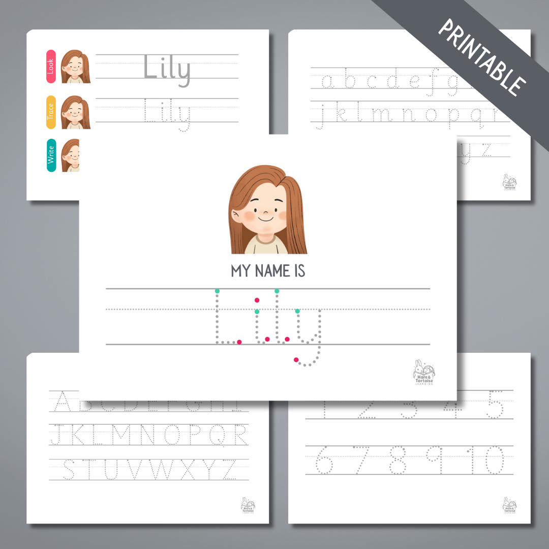 PRINTABLE Personalised Learn to Write Activity Pack