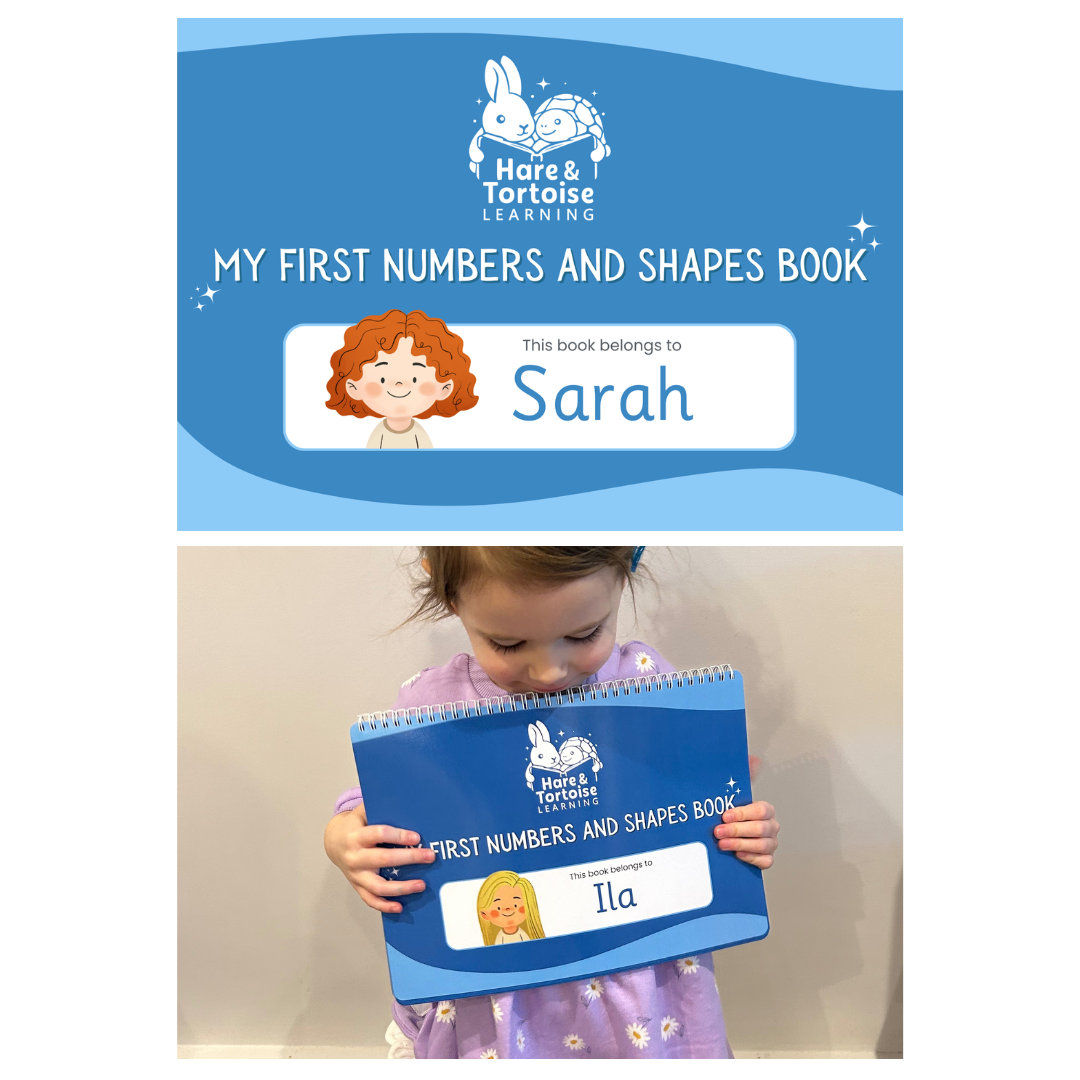 My First Numbers and Shapes Book - Personalised