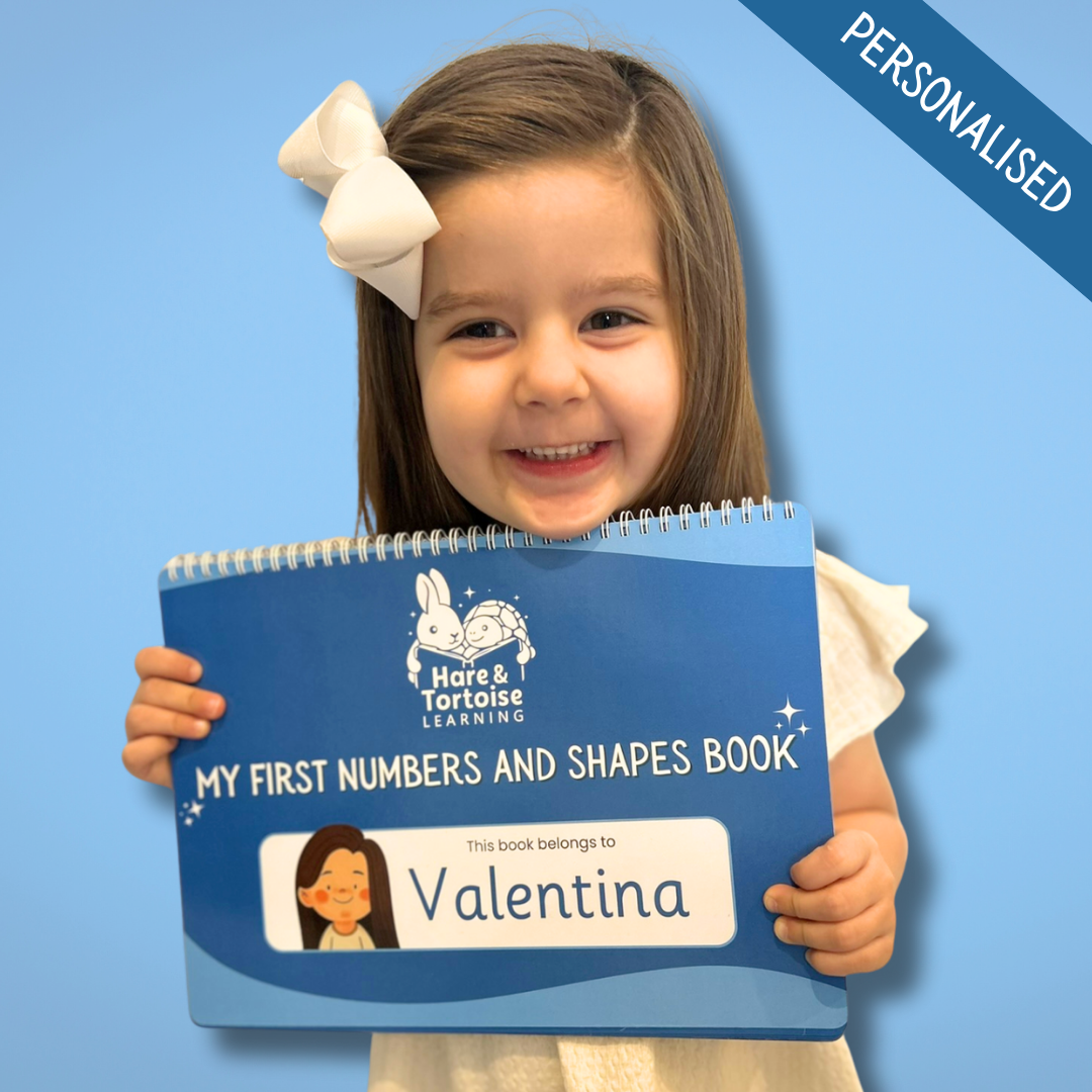 My First Numbers and Shapes Book - Personalised