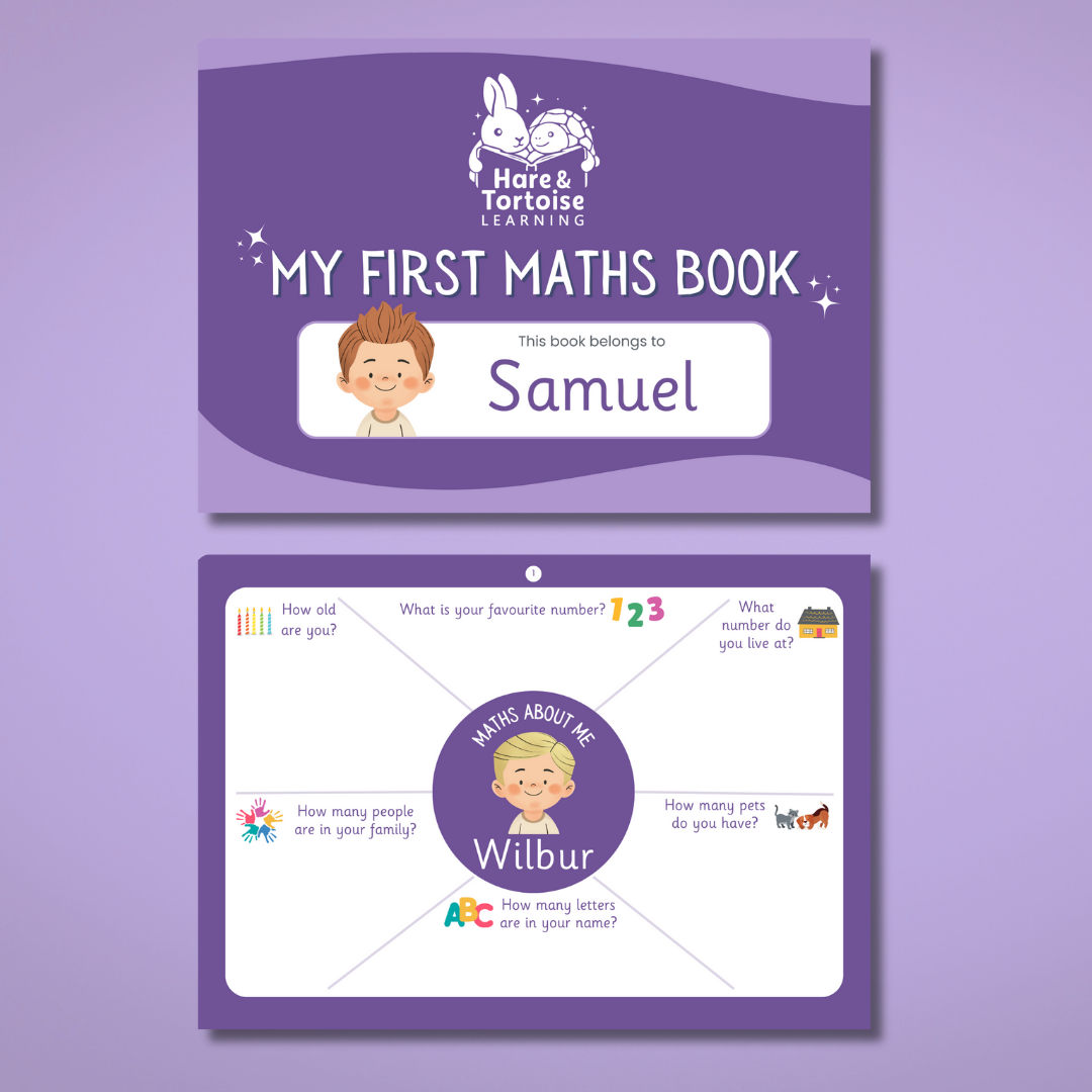 My First Maths Book - Personalised