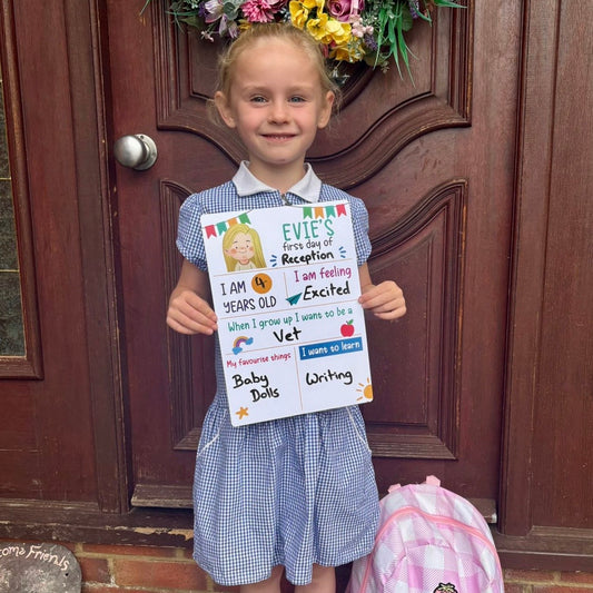 Personalised First Day of School Mat