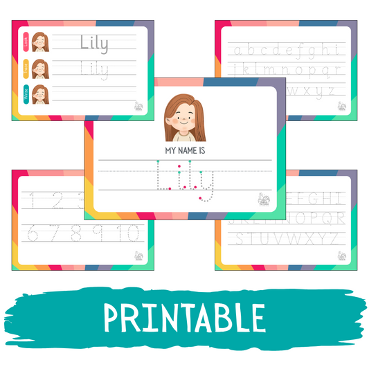 PRINTABLE Personalised Learn to Write Activity Pack