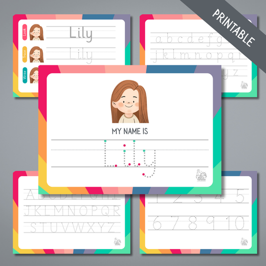 PRINTABLE Personalised Learn to Write Activity Pack