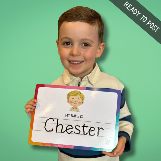 Ready to Post Personalised Writing Mats