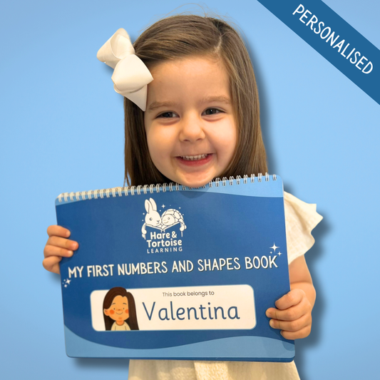 My First Numbers and Shapes Book - Personalised