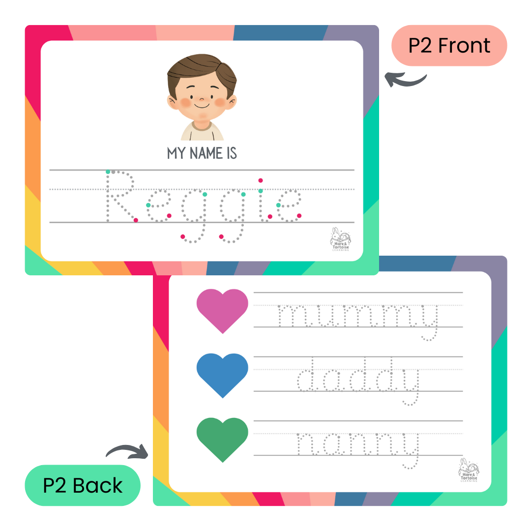 'Pick & Mix' Personalised Name Writing Mat