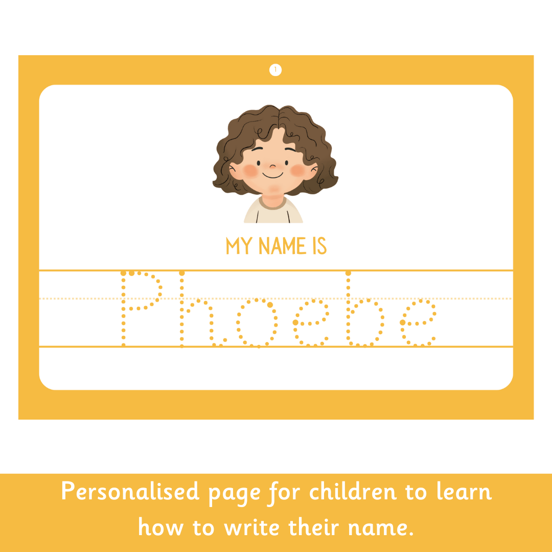 My First Alphabet Book - Personalised
