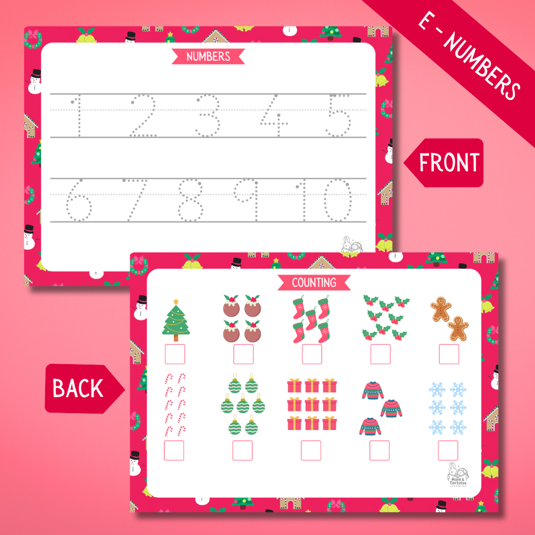 Christmas 'Pick & Mix' Writing Mats - Choose 3