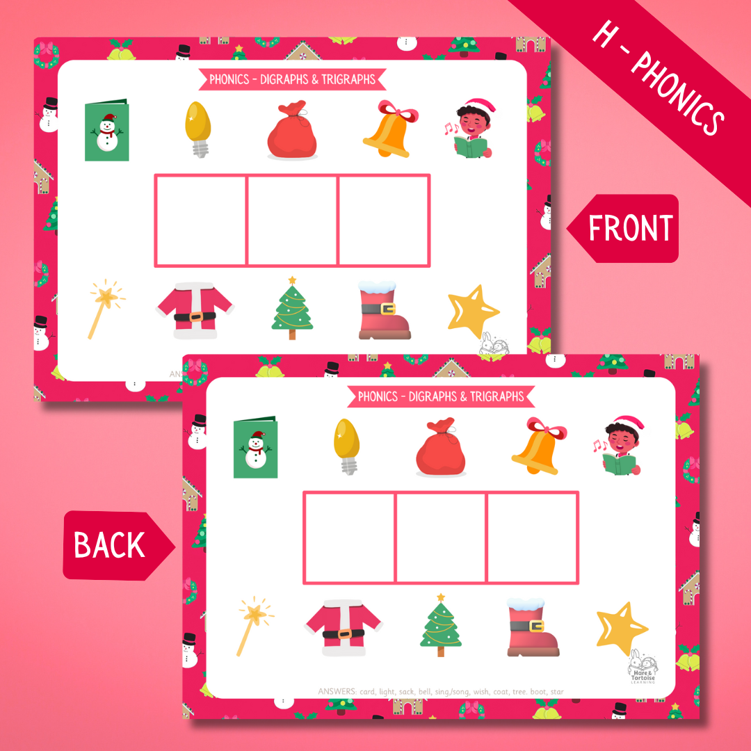 Christmas 'Pick & Mix' Writing Mats - Choose 3