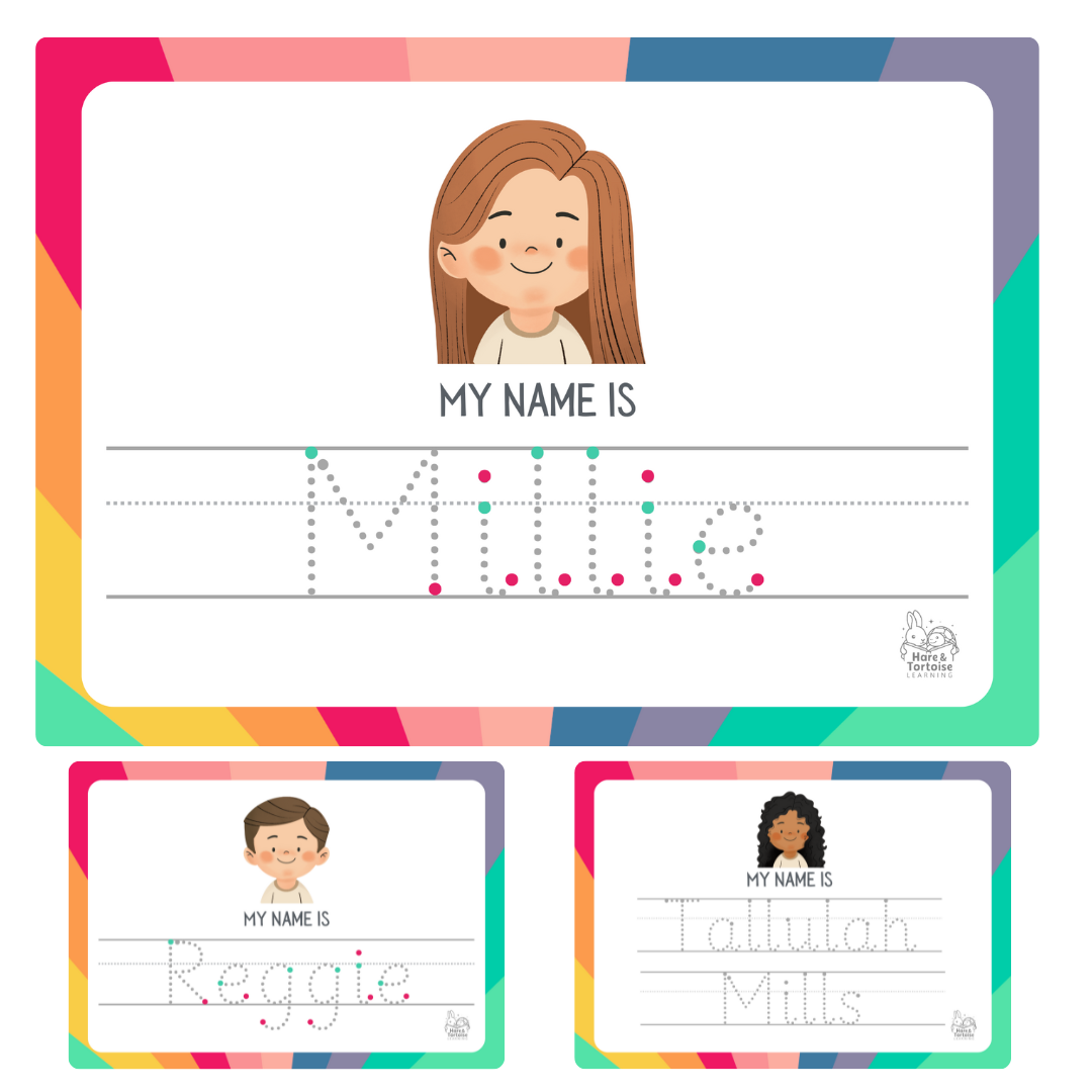 'Pick & Mix' Personalised Name Writing Mat