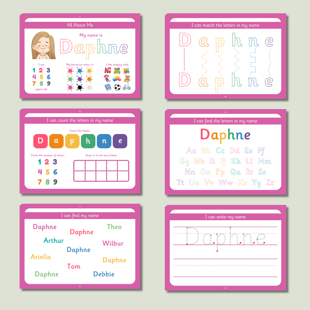 All About My Name (Made for Me Mini Book)