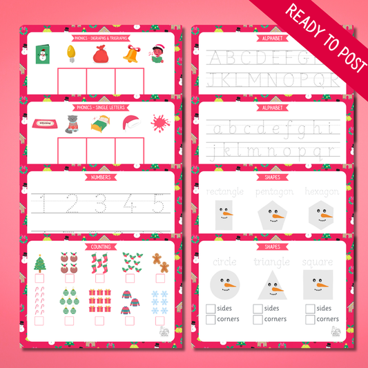 Christmas Phonics & Numeracy Pack